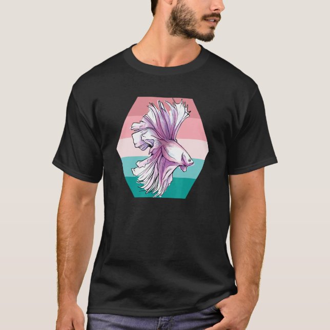 Sötvatten Akvarium Betta Fiskodling Fisk Fiskodlar T Shirt (Framsida)