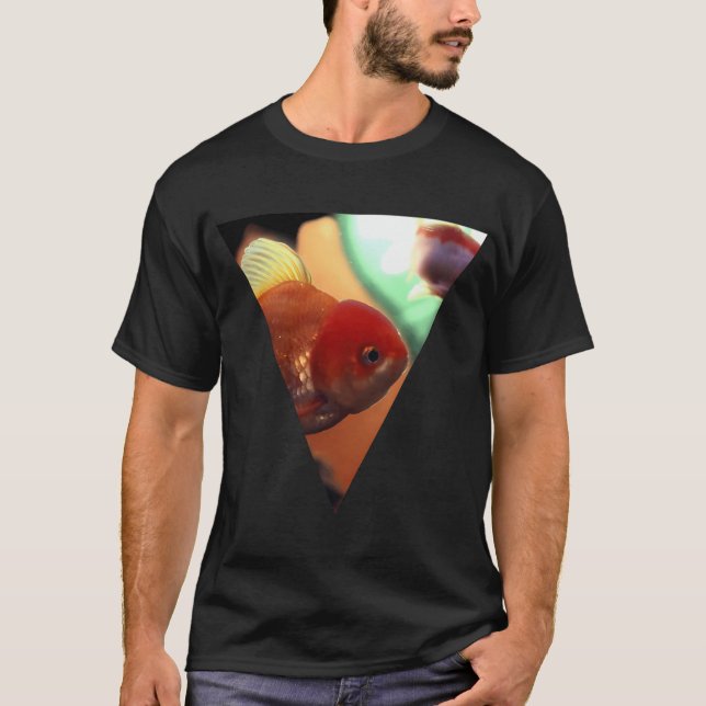 sötvatten Guld fisk T Shirt (Framsida)