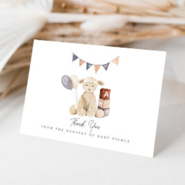 Sötvattenfärg Lamb Baby Leksak Baby Shower Tack Kort