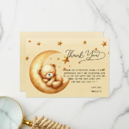 Sötvattenfärgsbälte på babyskor i Måne Tack Kort