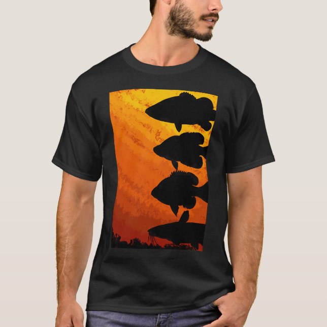 Sötvattenfisk (Röd) T Shirt (Framsida)