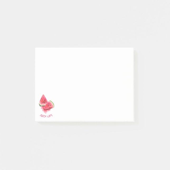 Sötvattenmelon - Anteckningar - Anpassningsbar Post-it Block (Framsida)