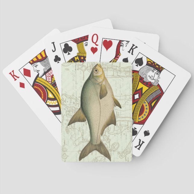 Sötvattensfisk i Karta Casinokort (Baksidan)