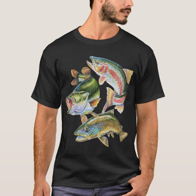 Sötvattensfisk T Shirt (Framsida)