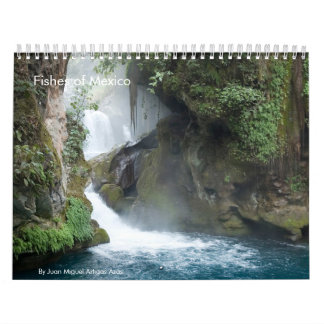 Sötvattensfiskar av den Mexico 2011 kalendern Kalender