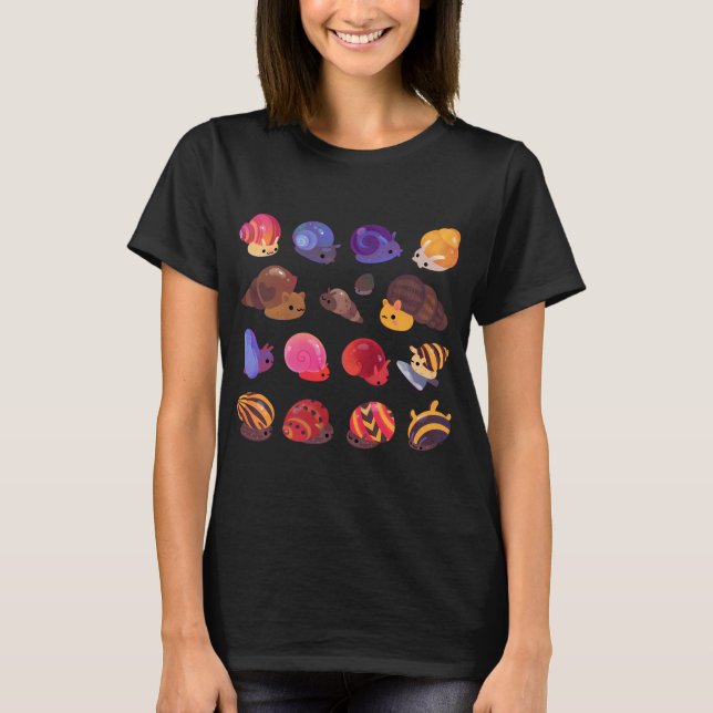 Sötvattenssnigel T Shirt (Framsida)