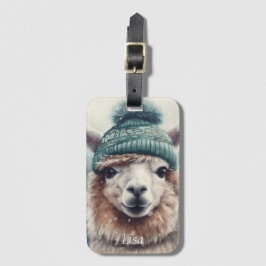 Sötvinter Alpaca, anpassningsbar Bagagebricka