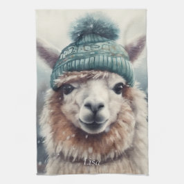Sötvinter Alpaca, anpassningsbar Kökshandduk