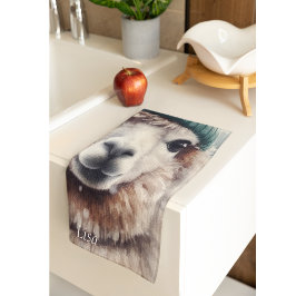 Sötvinter Alpaca, anpassningsbar Kökshandduk