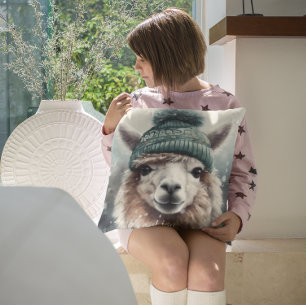 Sötvinter Alpaca, anpassningsbar Kudde