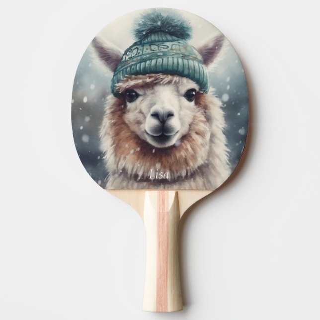 Sötvinter Alpaca, anpassningsbar Pingisracket (Framsidan)