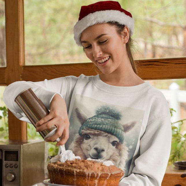Sötvinter Alpaca, anpassningsbar T Shirt (Skapare uppladdad)