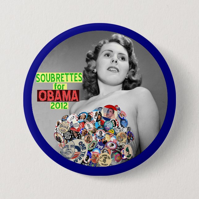Soubrettes för Obama 2012 Knapp (Framsida)