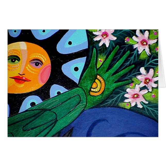 Soul är den gröna kungen specificerar vid Gregory Hälsningskort (Framsidan Horizontal)