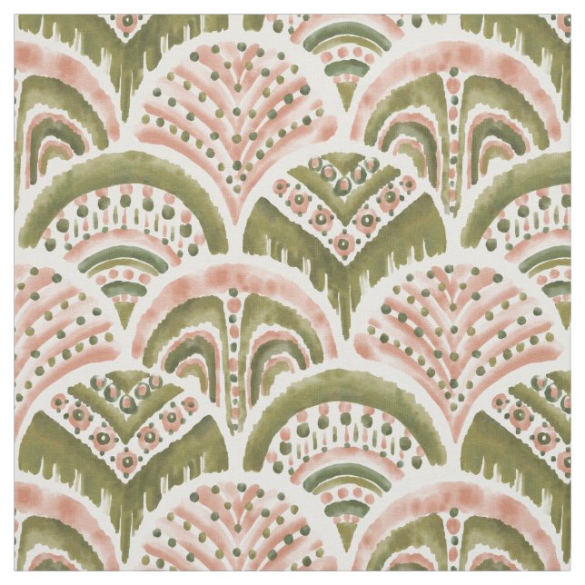 SOUL ARMOR Boho  Guld Sjöjungfru Scallop Tyg (Provkarta)