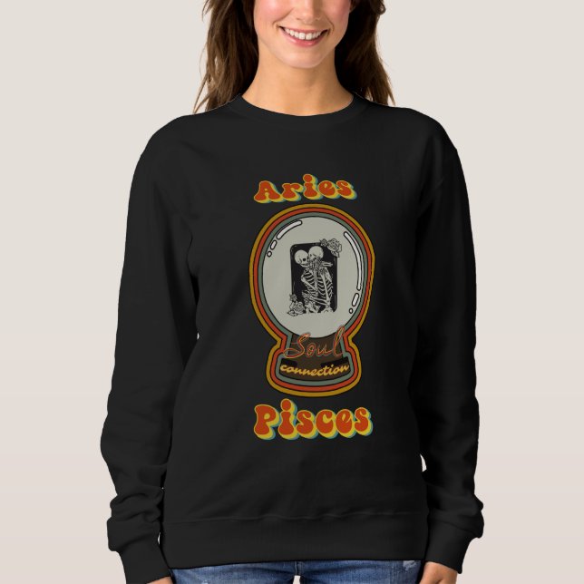 Soul Connection Aries and Pisces Zodiac T Shirt (Framsida)
