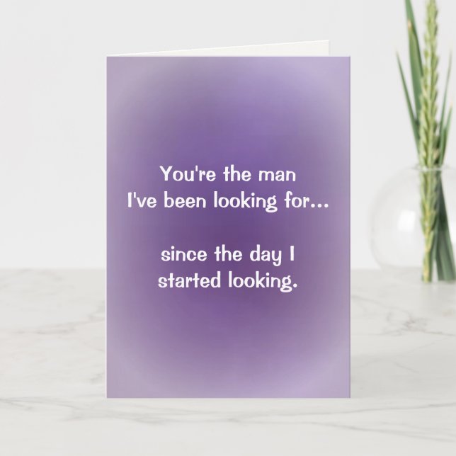 Soul Connection-Dikt för honom Helgkort (Framsida)