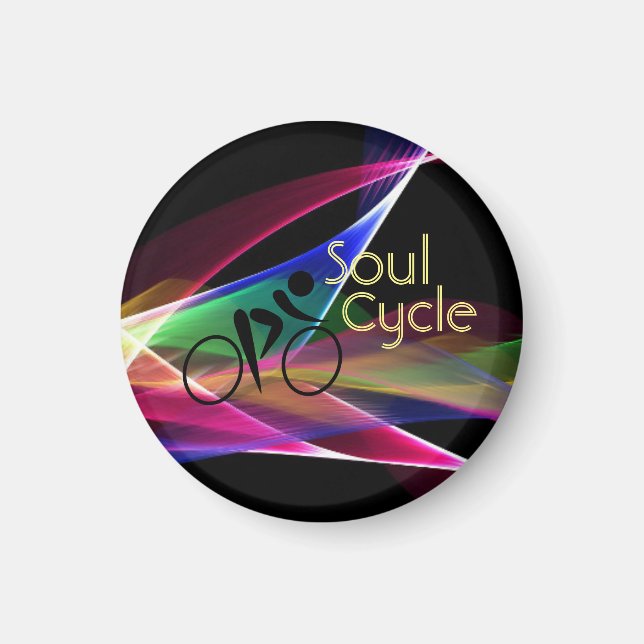 Soul Cycle Retro Neon Kampanj Magnet (Framsidan)