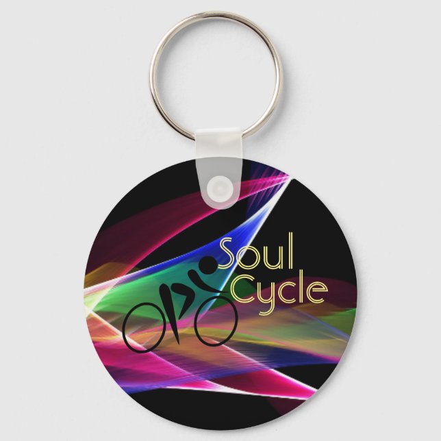 Soul Cycle Retro Neon Kampanj Nyckelring (Framsida)