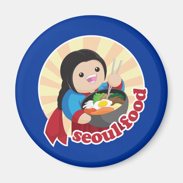 Söul Food Magnet (Framsidan)