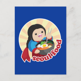 Söul Food Vykort