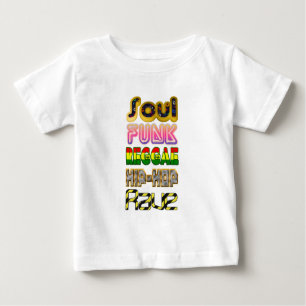 Soul Funk, Reggae, hip hop, översvallande beröm T-shirt