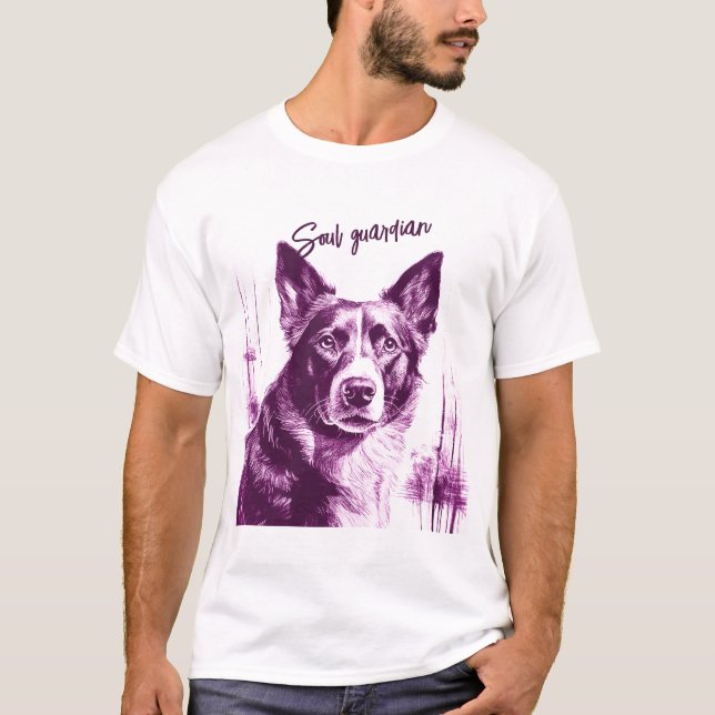 Soul Guardian – Dog Lover T-Shirt (Framsida)
