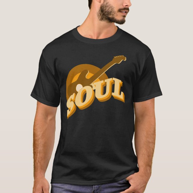 SOUL, HAR SOUL, SOUL MUSIK T SHIRT (Framsida)