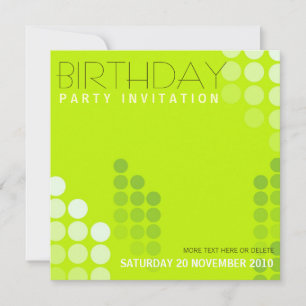 Soul House Party Birthday bjudande Inbjudningar
