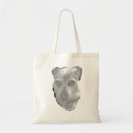 Soul in the Scruff – Emotional Dog Portrait Tote Tygkasse