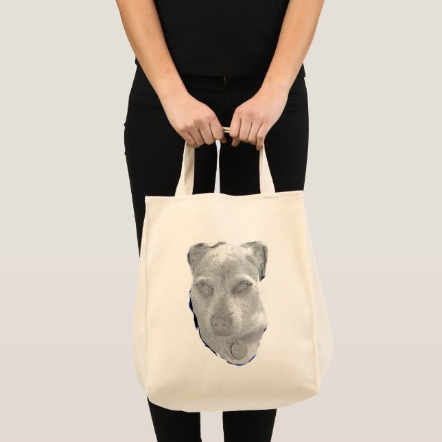 Soul in the Scruff – Emotional Dog Portrait Tote Tygkasse (Framsida (produkt))
