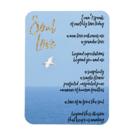 Soul Kärlek Dikt Magnet