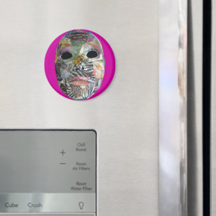 Soul kommer i all Färg-mask Magnet