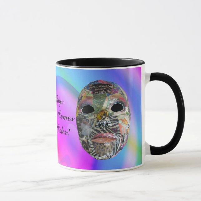Soul kommer i all Färg-mask Mugg (Höger)