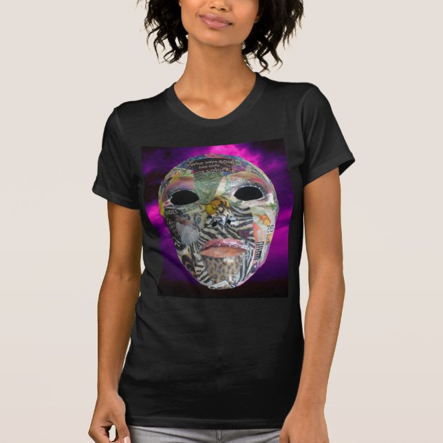 Soul kommer i all Färg-mask T-shirt (Framsida)