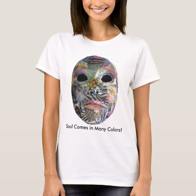 Soul kommer i många Färg-mask Tee (Framsida)