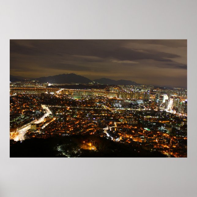 Söul Korea poster (Framsidan)