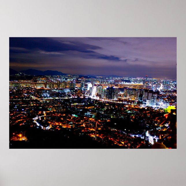 Söul Korea poster (Framsidan)