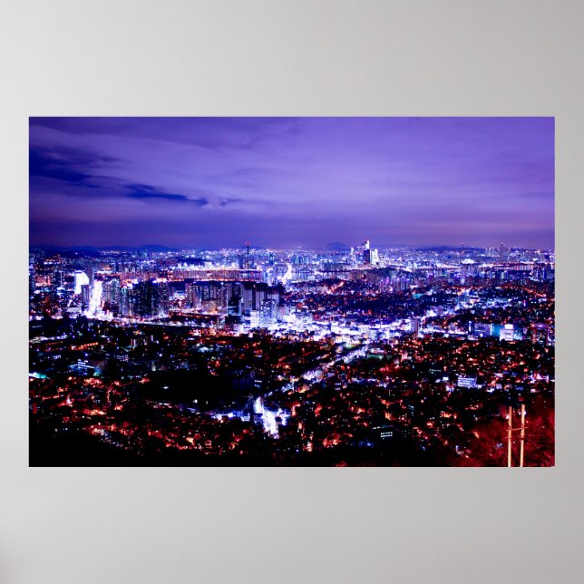 Söul Korea poster (Framsidan)