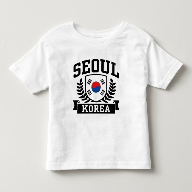 Söul Korea T Shirt (Framsida)