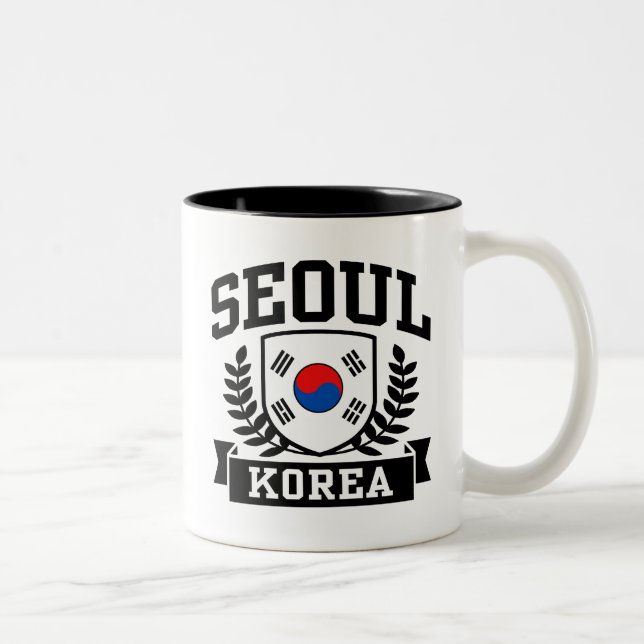 Söul Korea Två-Tonad Mugg (Höger)