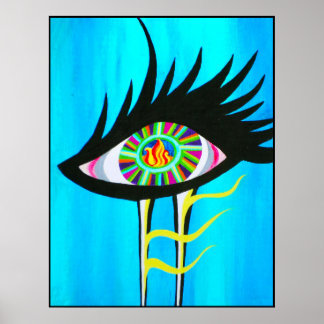 Soul Lit med Flame Poster