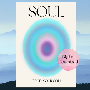 Soul Matar din självpositiva tankebekräftelse Poster
