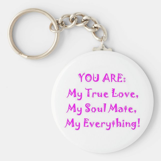 Soul Mate Dikt Nyckelring (Framsidan)