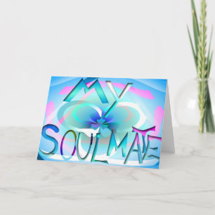 Soul Mate-hälsningskort Kort