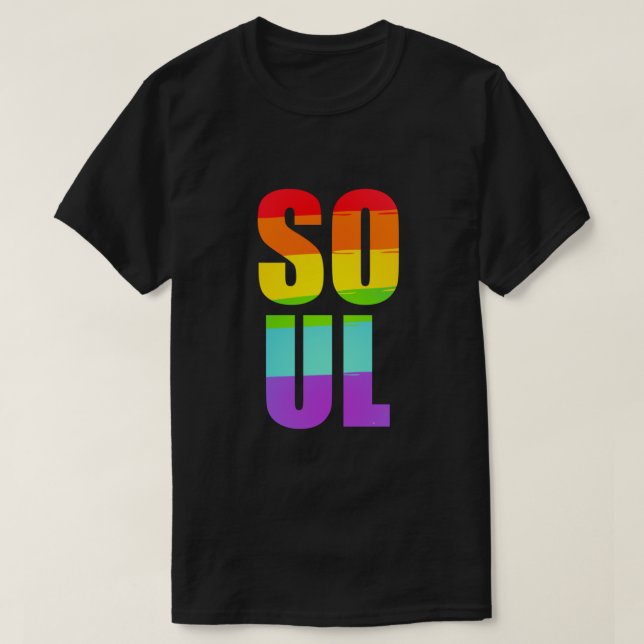Soul Mate LGBTQ Pride Matching Gay Lesbisk par T Shirt (Design framsida)