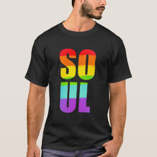 Soul Mate LGBTQ Pride Matching Gay Lesbisk par T Shirt