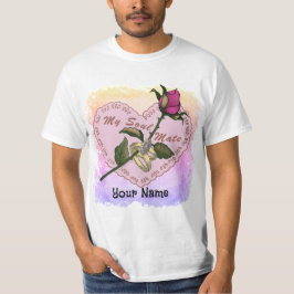 Soul Mate Ringar ro bröllop t-shirt