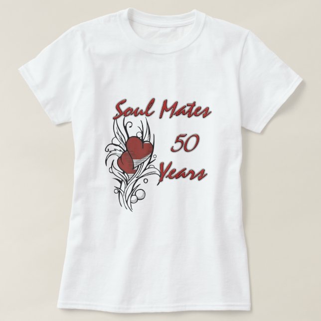 Soul Mates 50 år T-shirt (Design framsida)