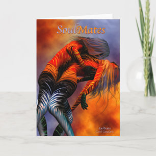 Soul Mates-gratulationskort Kort